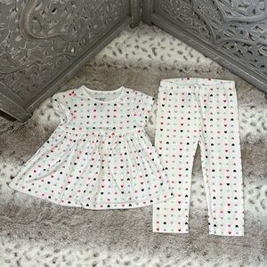 First Impressions matching set girls 18 months rainbow hearts angelic Lovecore